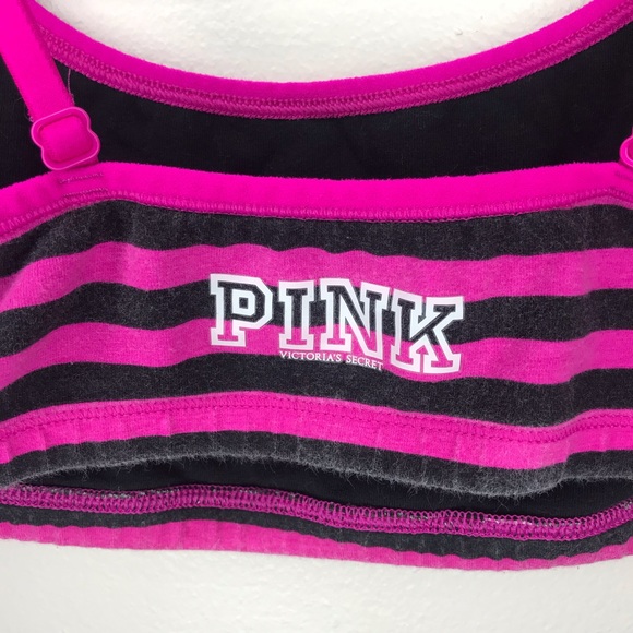 PINK Victoria’s Secret Yoga Striped Sports Bra - Picture 4 of 5
